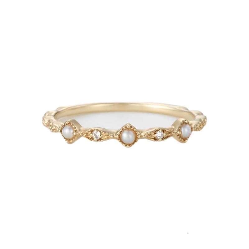 Natural Freshwater Pearl for Women, High-end Feel, Spring 2022 Same Style, Light Adjustable Ring