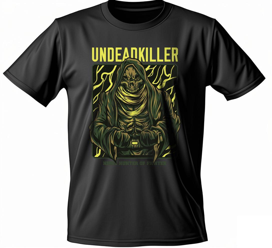 Men Cotton T Shirts Round collar Tyrannosaurus Short sleeve White S-3XL black #ddmyNov