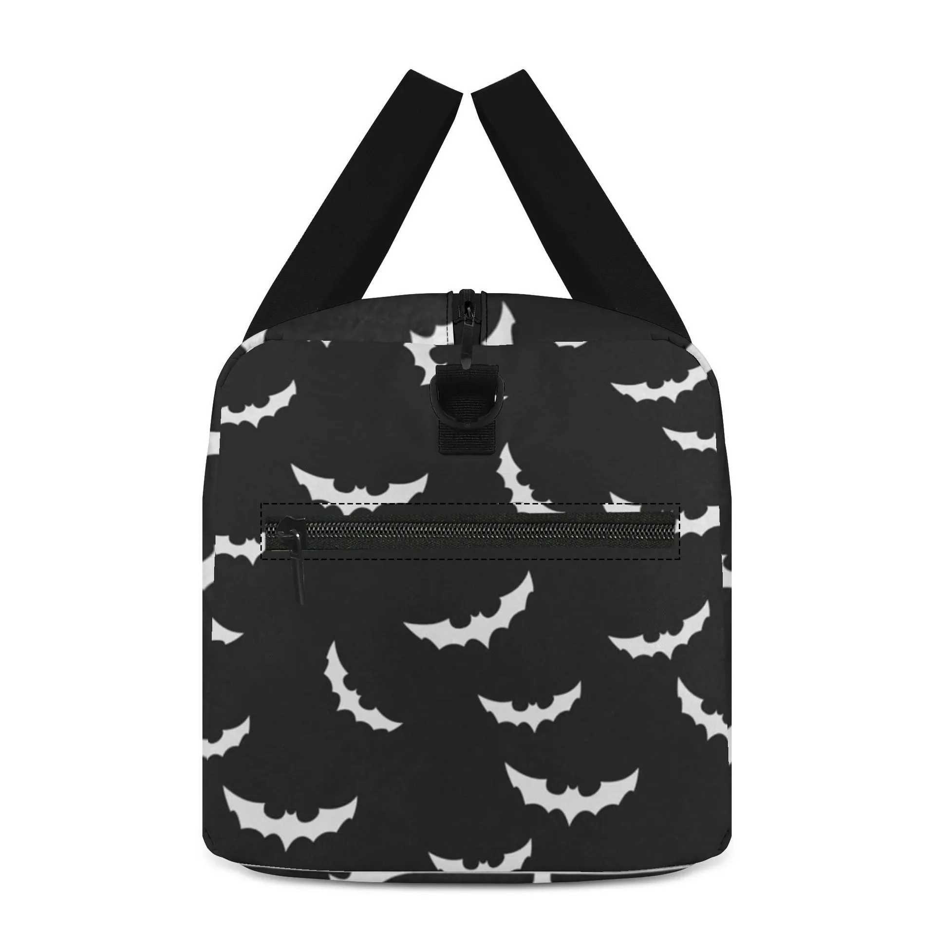 Bat Pattern Large Capacity Travel Bag Portable Multi-functional Storage Area Independent Duffel Bag High-quality Gym Bag W250618
