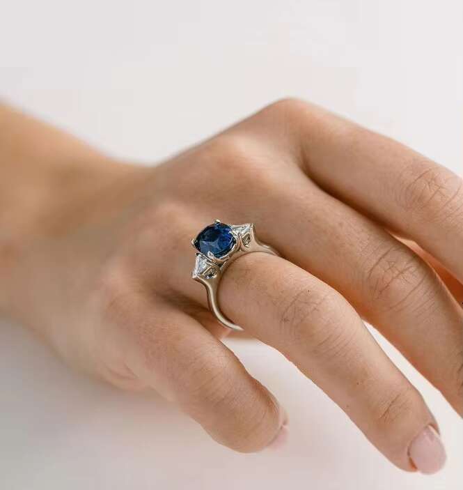 Classic Design Round Diamond Simulants Set - Contemporary Bridal Jewelry