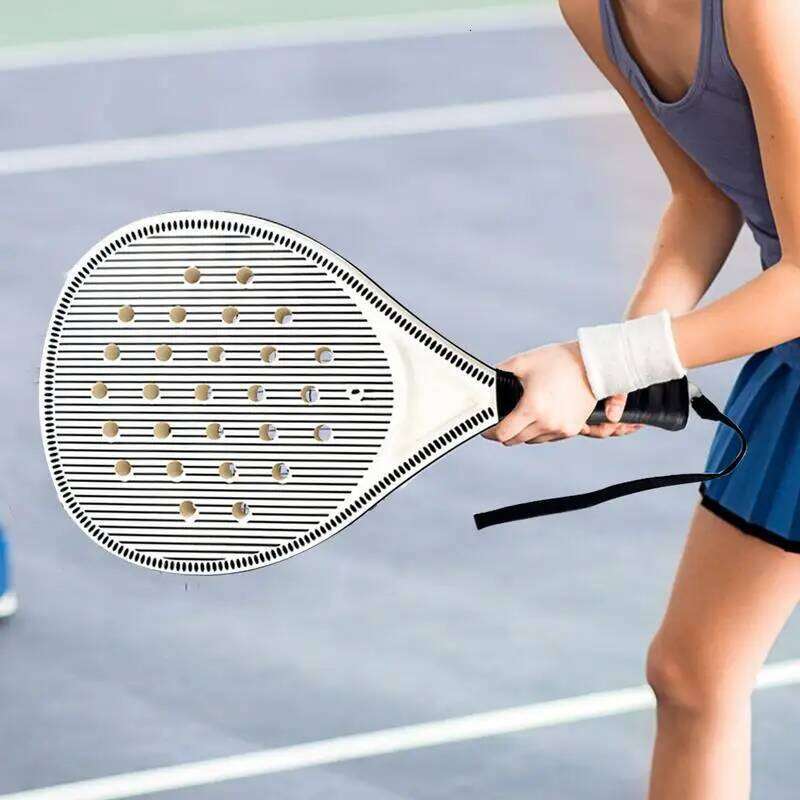 Beach Paddles Tennis Paddle Racket Optimized Airflow Holes Convenient Sports Training Racquets For Kids Adult Children Travel