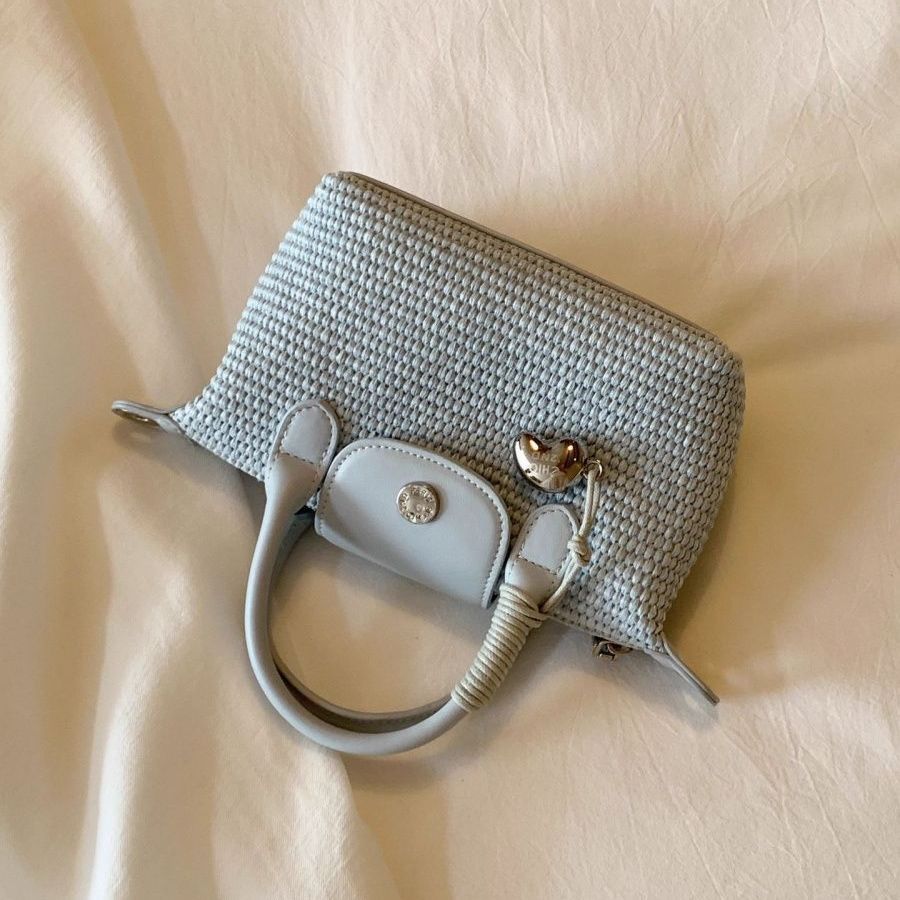 Designer Bag Luxury Bag Shoulder Straw Lady Bags Fashion Pu Mini Tote Girl Blend Hand Folded Into Dumpling Shaped Three Dimensional Folds Suitable A