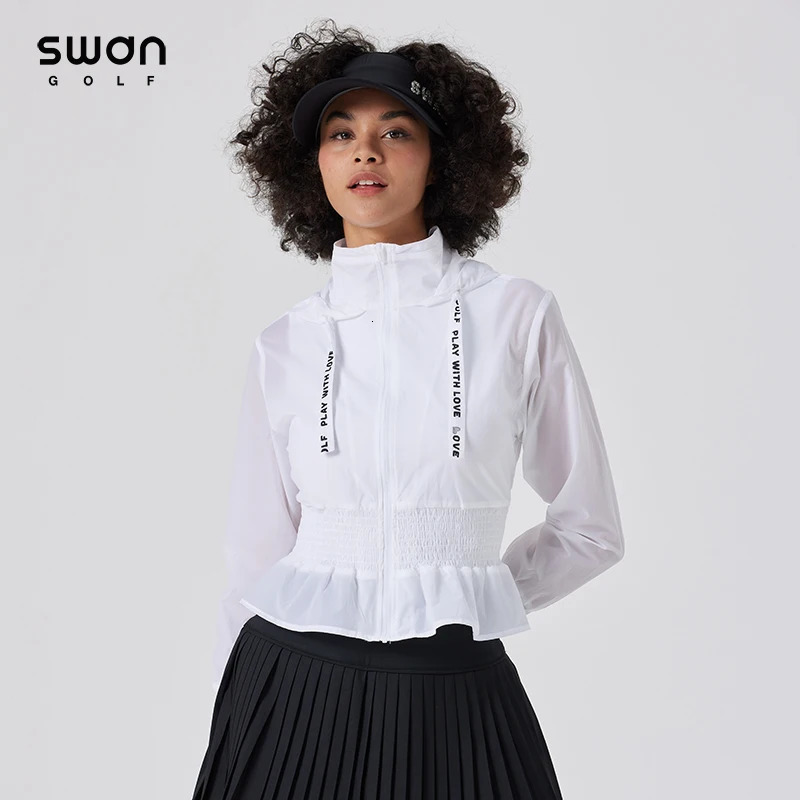 Love Golf Apparel Women Thin Breathable Sunscreen Coat Sports Long Sleeve Jacket Spring Summer Ladies Top 250617