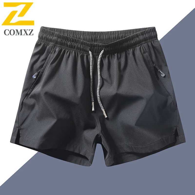 Summer Mens Sports Shorts Ice Silk Fabric Lightweight and Breathable Gym Exercise Quick Drying Casual Pants Mens Beach Pants XJ250618