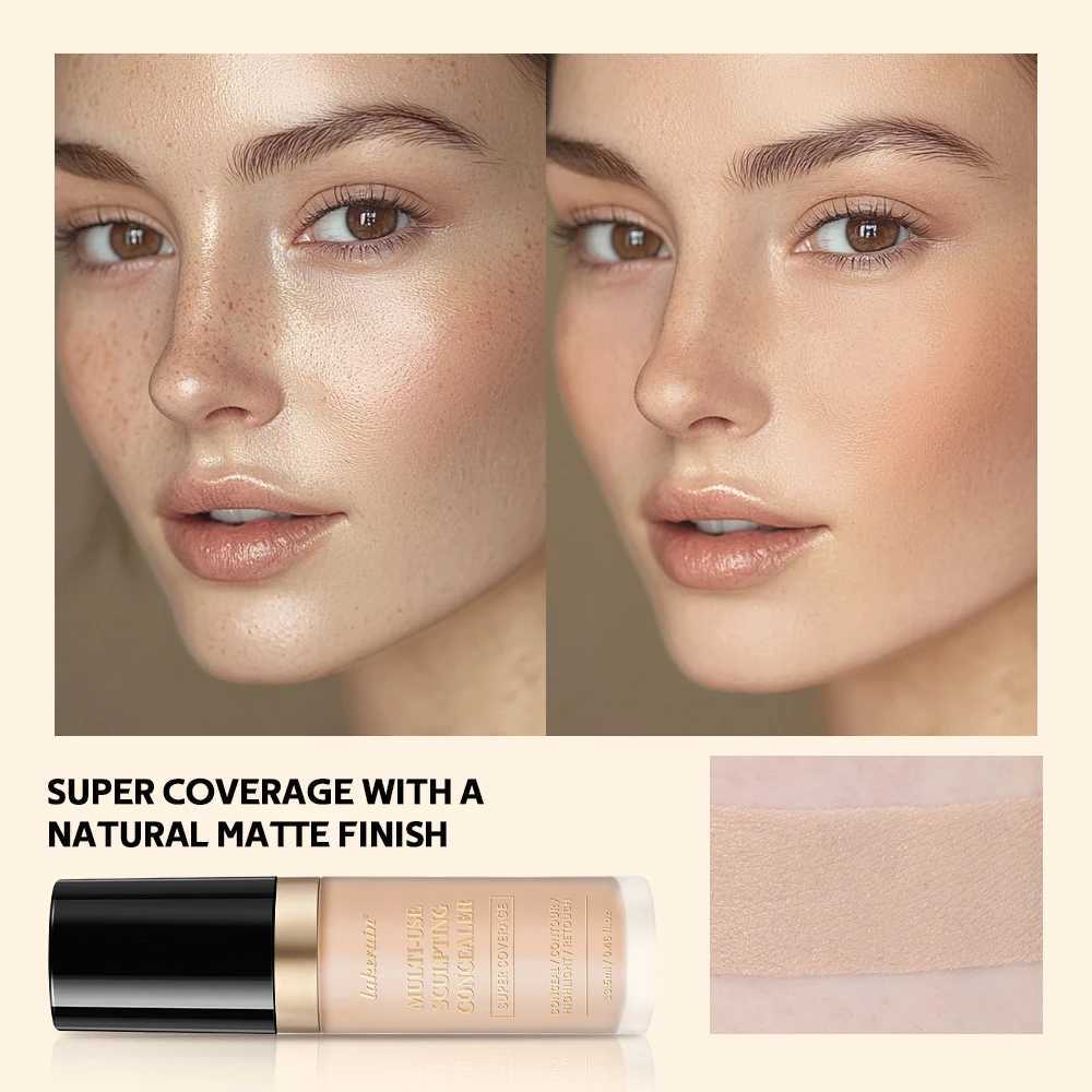 Multi Use Concealer Oil Cover Highlight Contour Retouch Face Oil Free Super Coverage Hydrating Formula Long Lasting MakeupXJ250618