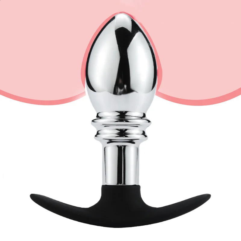 ANMOOEE Heavy Extra Large Anal Expansion Metal Anal Plug Dildo Stainless Steel Butt Plug Prostate Massage Adult Sex Toys 250617