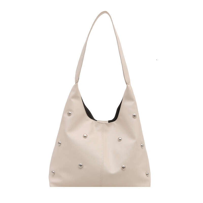 2025 Summer New Niche Punk Style Fashion Trendy Personality Large Rivet Design Single Shoulder Underarm Bag