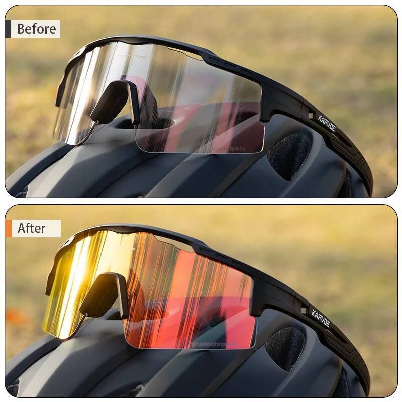 Photochromic Sunglasses UV400 Bicycle Men's Blue Sports Woman Cycling Eyewear Outdoor MTB Glasses Bike Goggles