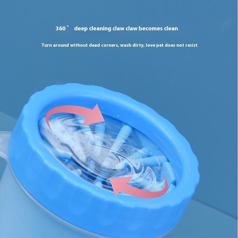 Dog Cat Cleaner Automatic Foot Washer Pet Paw Washing Cup Supplies