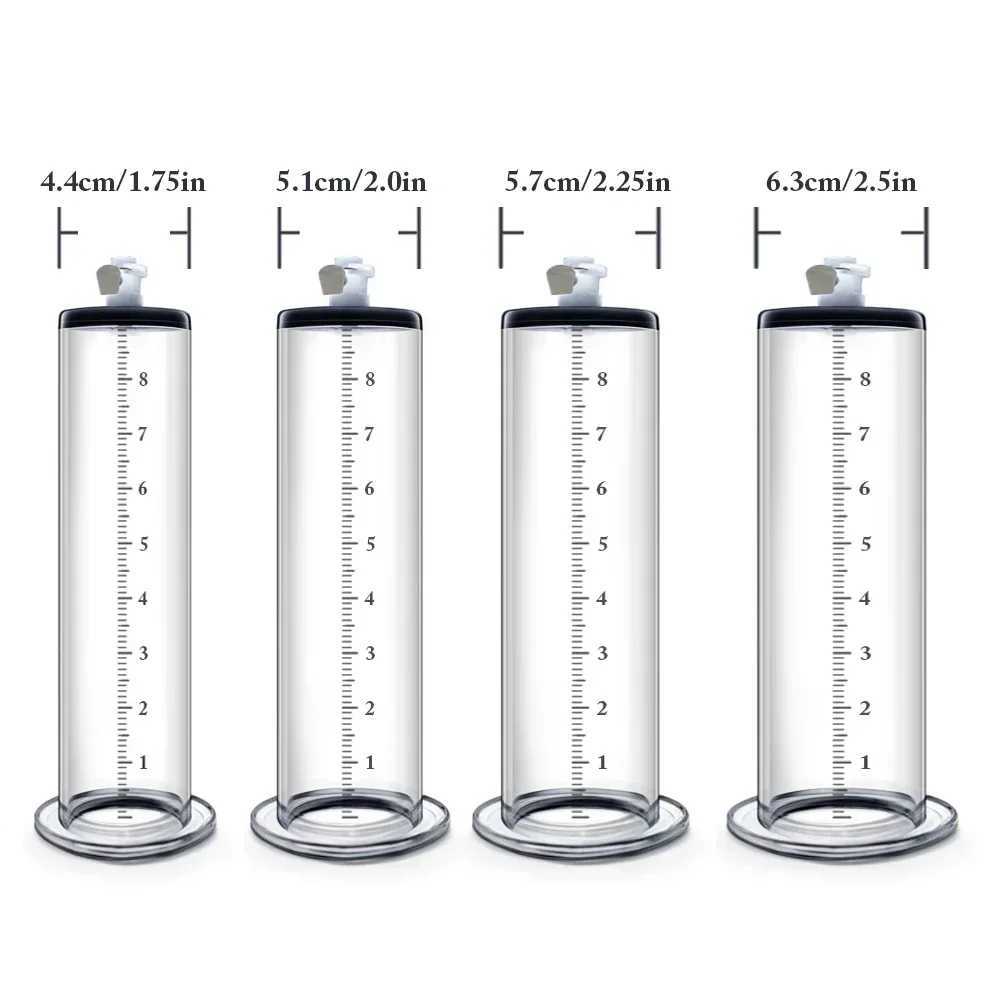 Acrylic Penis Pump Manual Penis Enlarger Sex Toy for Men Vacuum Pump Male Masturbation Penis Extender Trainer Adults Sex Product W250618