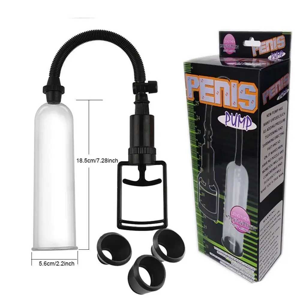 Men Enlargement Pumps Penis Vacuum Pump Extender Enlarger Pumps Male Massage Massager Health W250618