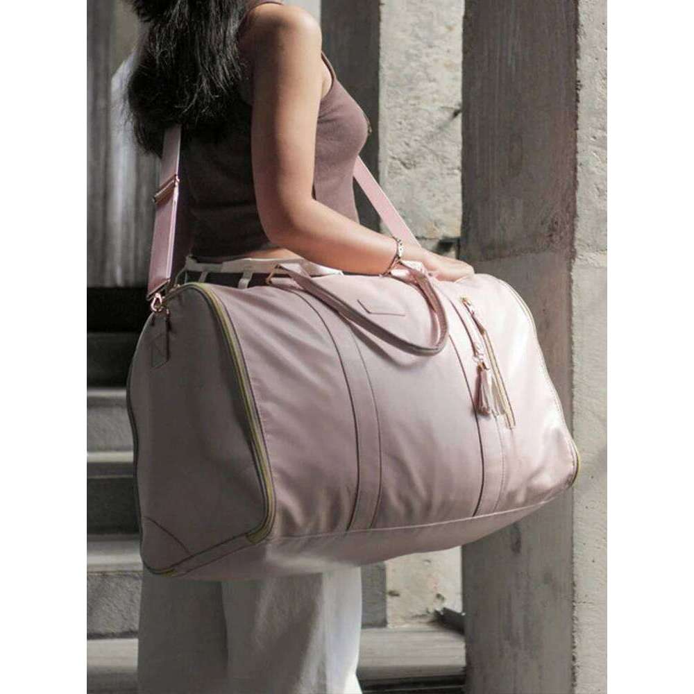 Jenni Hot PU Leather Travel Duffel Bag Limited Edition Foldable Storage Airport Handbag