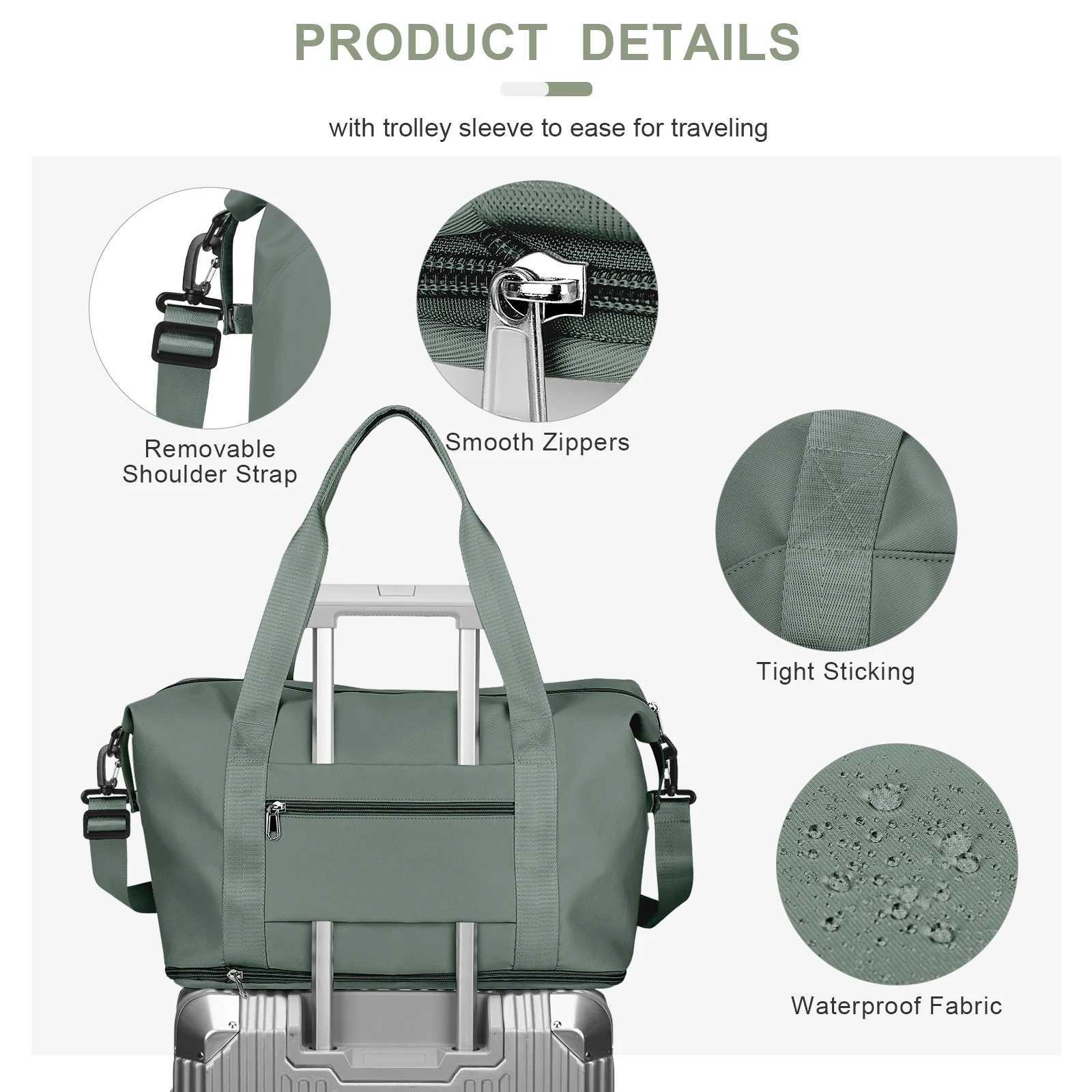 Travel Duffel Bag Women Sports Tote Fitness Gym Bag Ryanair Cabin Bag 40x20x25 Hand Luggage Shoulder Weekender Bag Travel Bag W250618