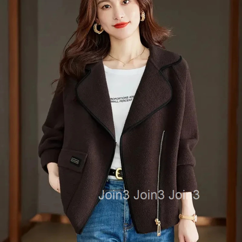Outerwears Long Sleeve Coats for Women Slim Solid Jacket Skinny Korean Luxury Clothing Blazer WomanSimple Cheap Stylish Outdoor