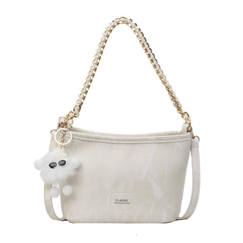 Free shipping designer Trendy Handbag for Women 2025 New Simple Casual Bucket Bag Korean Fashion High-end Crossbody Bag