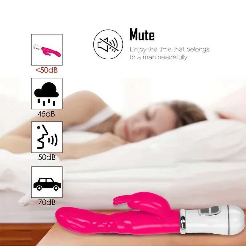 12 Speed Vibrator Female Powerful Dildo Rabbit Vibrators Sex Toys for Woman Clitoris Stimulator Massager Masturbators Adult ToysXJ250618