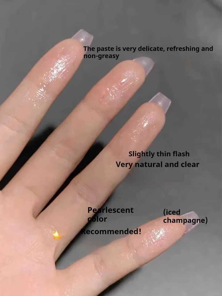KAXIER High Gloss Stick Highlight Blush Water Light Shimmer Waterproof Sweatproof Face Contour Illuminator Brighten Rouge XJ250618