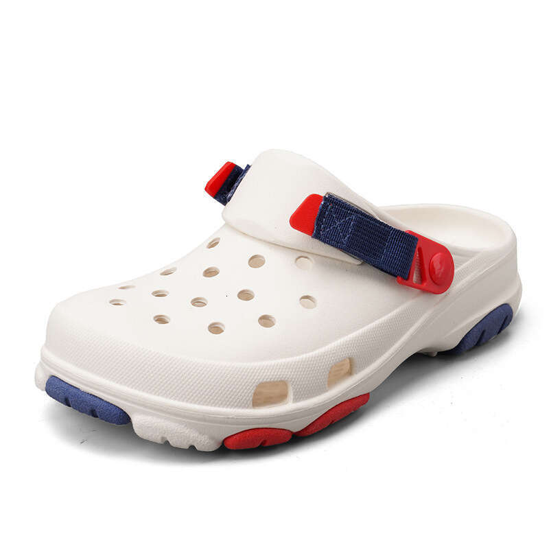 Men's Summer Outdoor Thick-Soled Height-Increasing Closed-Toe Breathable Non-Slip Beach Sandals
