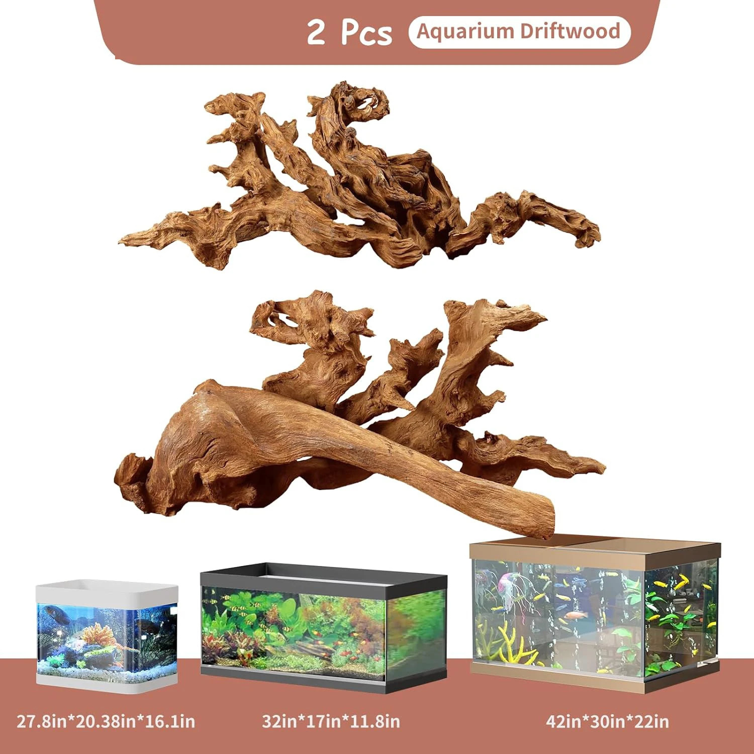 Natural Trunk Driftwood decoration for aquarium branches drift wood large driftwood fishtank ornaments aquariofilia 250613