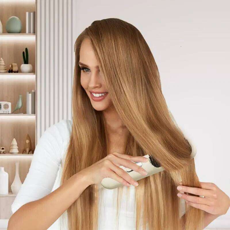 Portable Wireless Household Straightener Rapid Heating Technology Hair Shaping Tool For Dorrmitary Travel