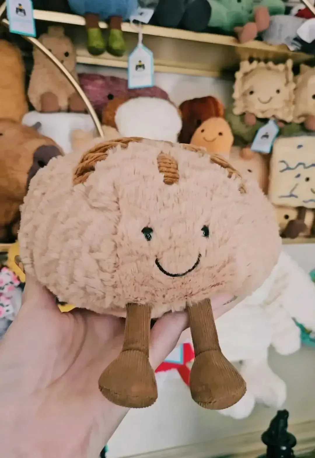 New Edition Amuseables Sourdough Plush Doll with Gift Box Home Decoration Gift Cat And Dog Toy Girl Birthday Gift W250618