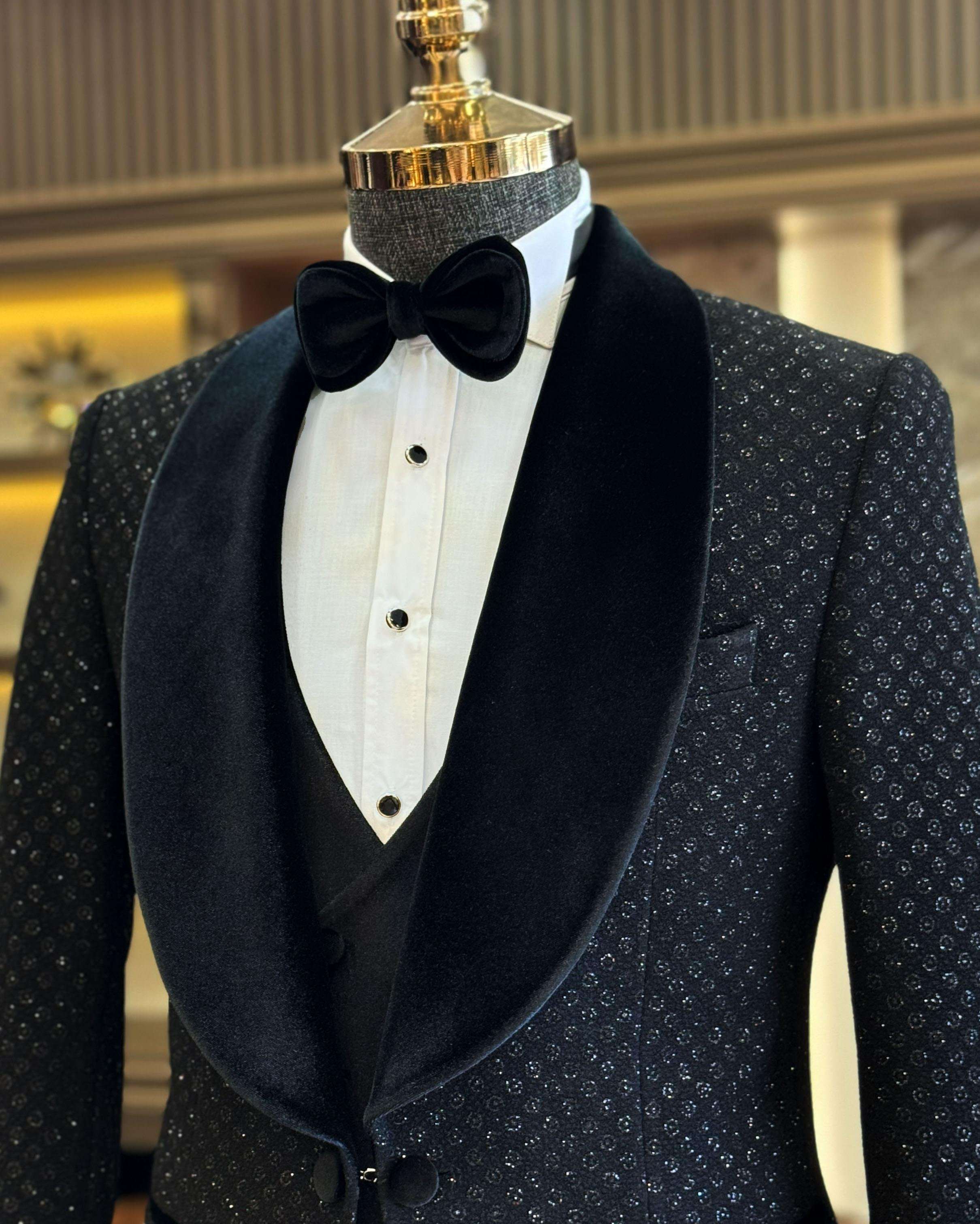 New Fashion Tuxedo Suits For Men Slim Fit 3 Pieces Groom Wedding Dresses Customized Single Breasted trajes para hombre Tailor Custom Made