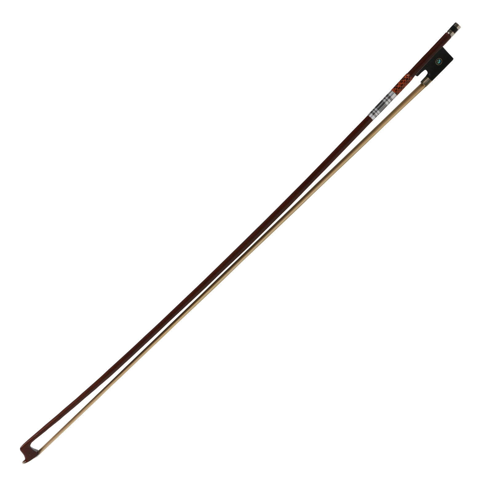Full-sized, inexpensive octagonal solid wood violin bow for beginners
