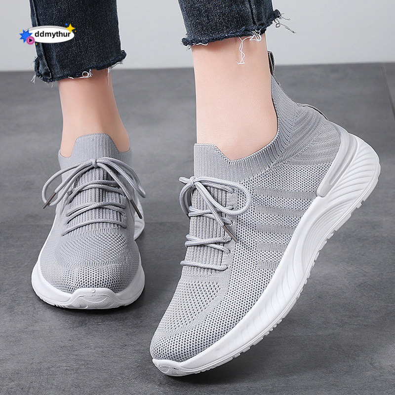 Plus 2025 New Spring Mesh for Women Fashion Lace-up Sneakers Ladies Non-slip Shoes Size 36-42 ddmythur