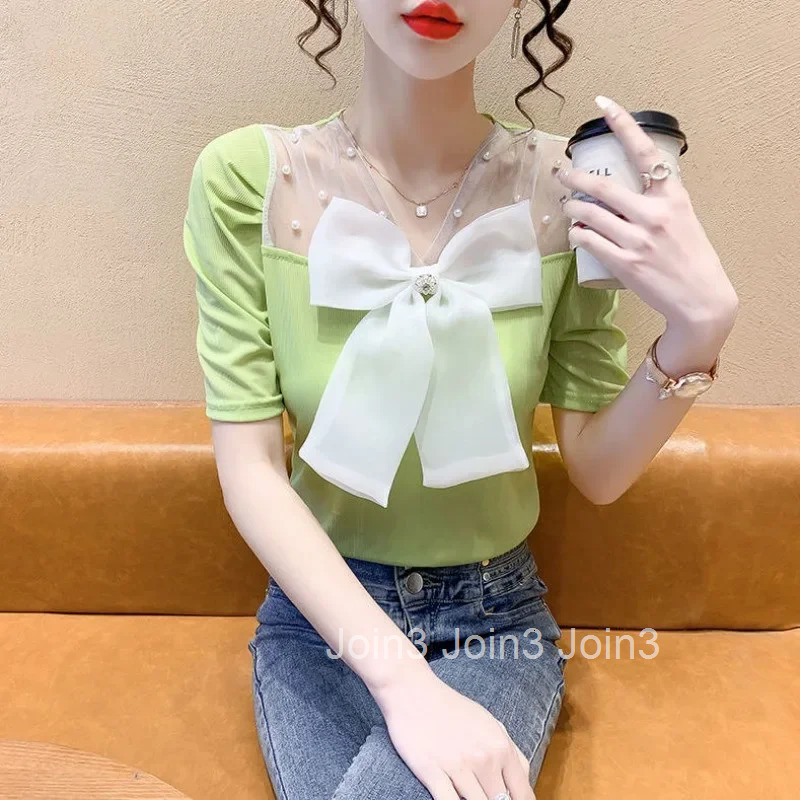 Summer Outfit T Shirt for Women Slim Woman Tops Japanese Vintage Fashion One Pieces Harajuku Tee Elegant Y2k Clothes Pulovers
