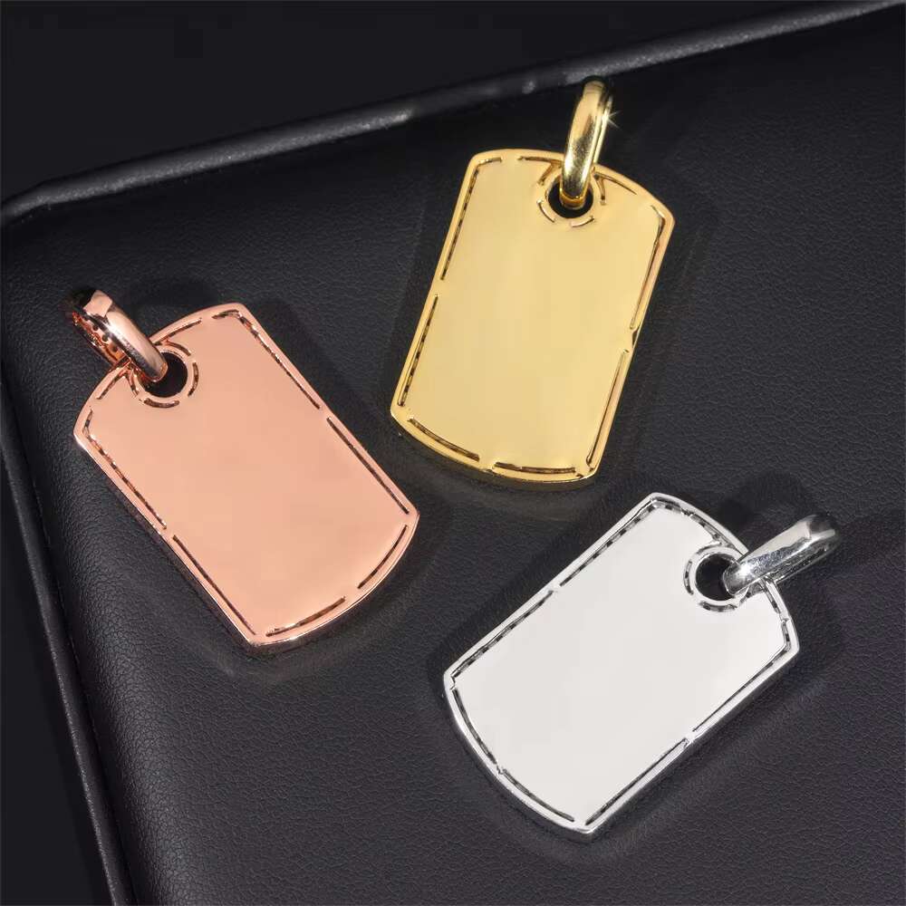 925 Silver VVS Moissanite Pendant Foreign Trade Hip-Hop Personality Trend Full Diamond with Rap Singer Jewelry Inspiration