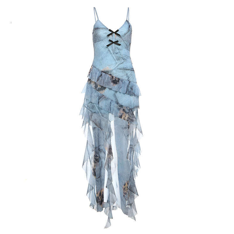 Spring New Women's Solid Color Slim Fit High Waist Fashion V-Neck Strap Sleeveless Dress B5