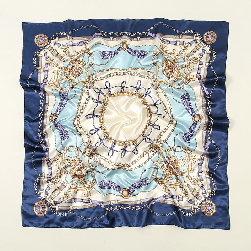 Large Square Satin Head Scarf Satin Hair Scarves Silk Bandana Scarf Headscarf Silk Feeling Scarf for Women