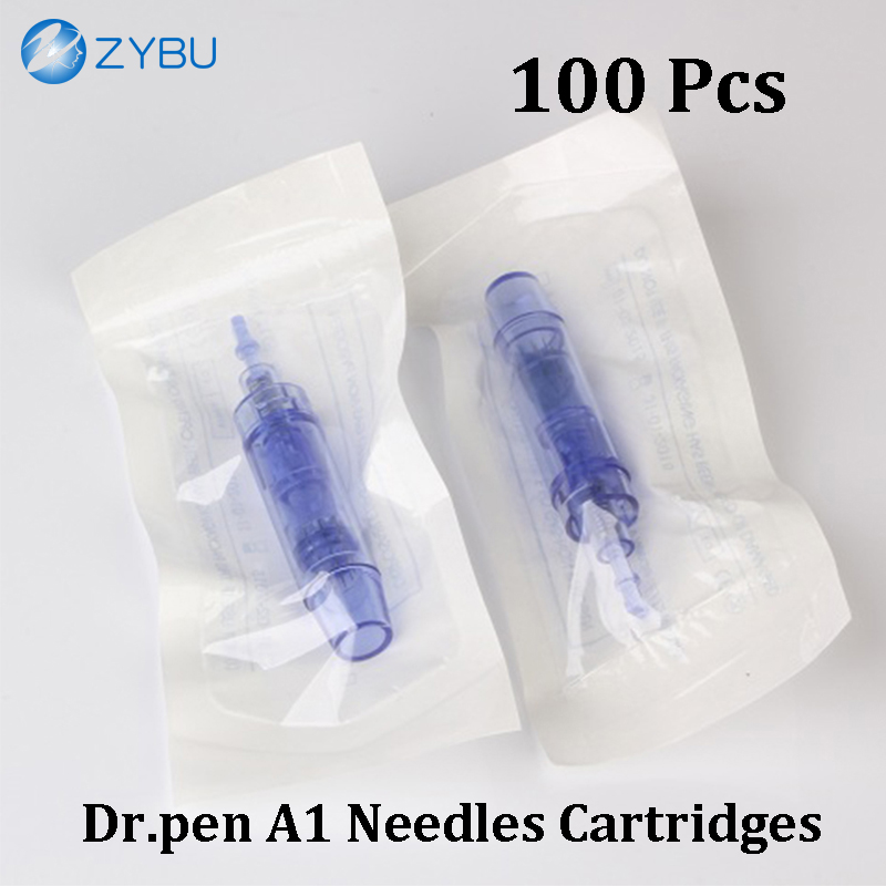 100Pcs Dr.Pen Tattoo Bayonet Cartridge Needles Replacement MTS Tips For Dr pen A1 Derma Pen F3 Micro Needle 12 24 36 42 Pins PMU Nano 3D 5D