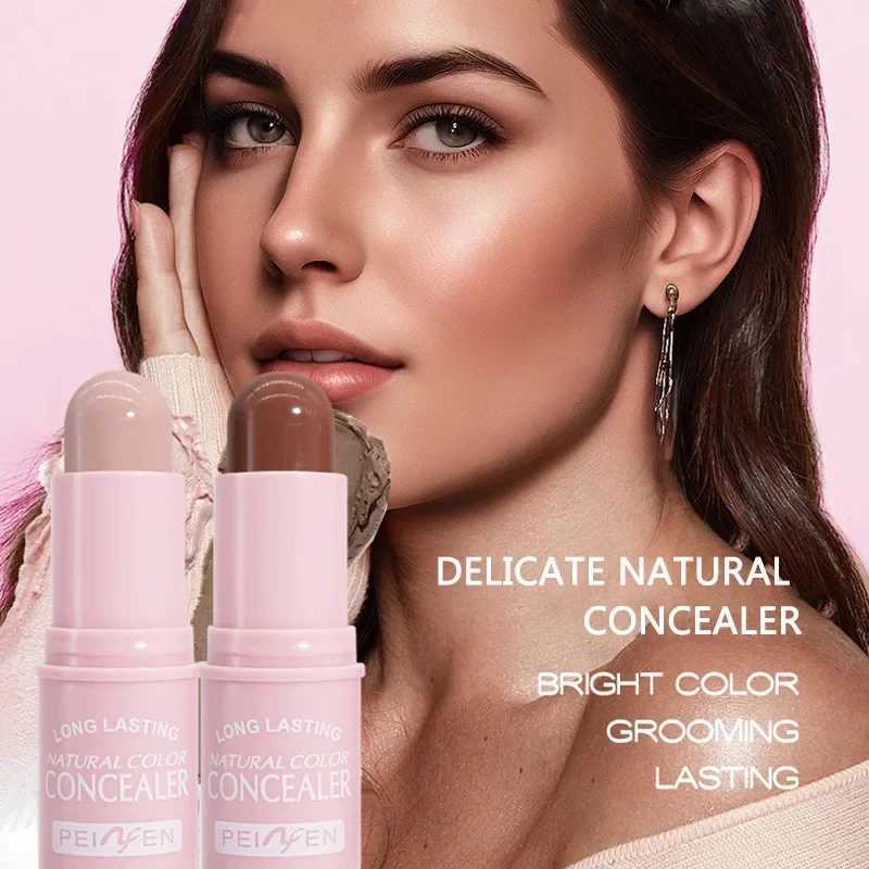 Matte Face Concealer Foundation Bronzer Contouring Highlighter Shadow Silkworm Stick Full Coverage Spot Concealer Natural Makeup XJ250618