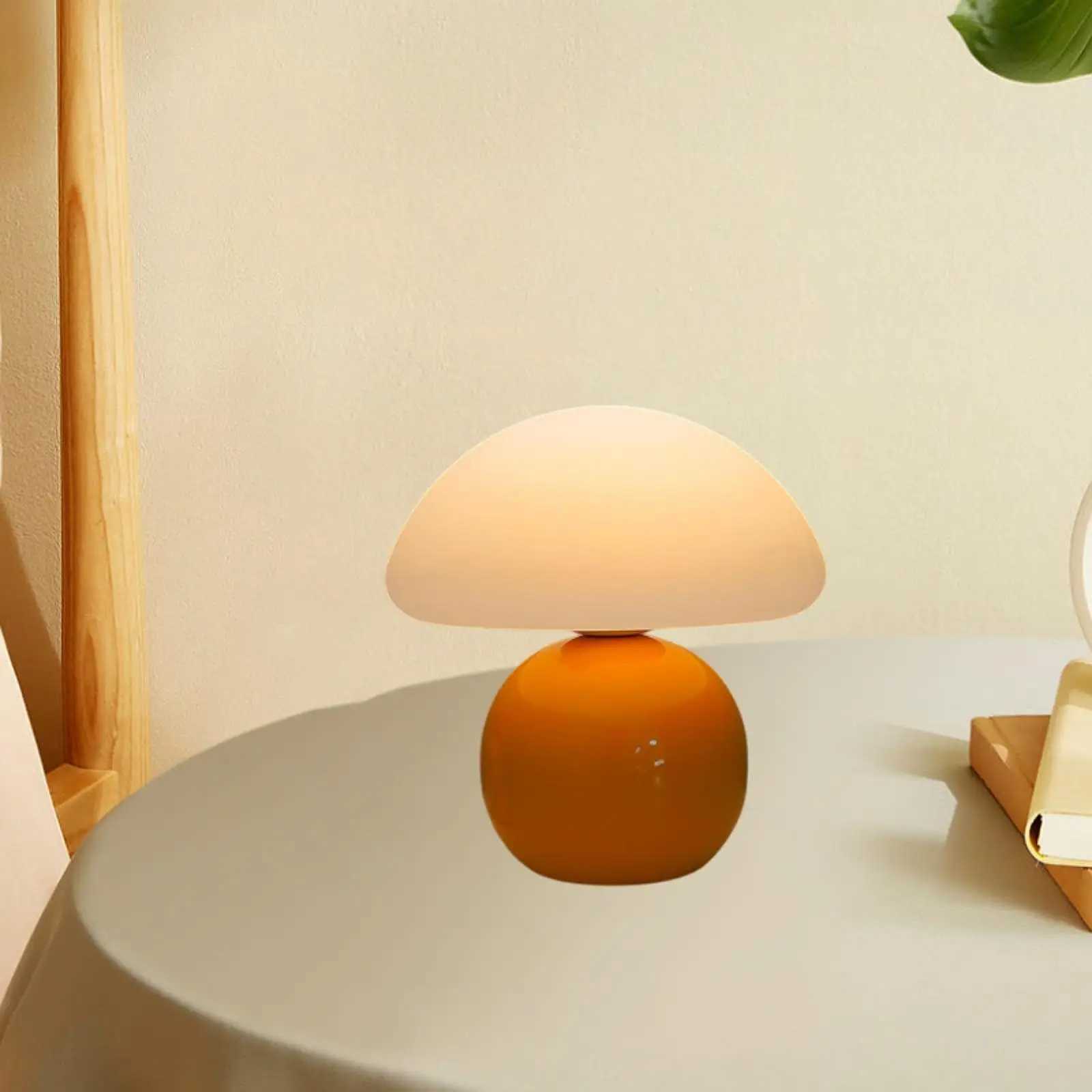Mushroom Table Lamp Simple Decorative Night Stand Light for Restaurant Wedding Bar Reading Desk Lamp Office Home Decoration Z250618