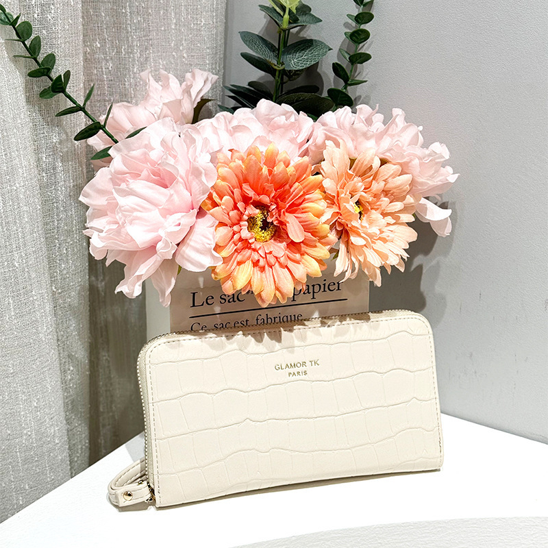 Free Luxury Bag Shipping Designer Commuting Card Holder Bag Zipper Card Holder Simple Women's Portable Clutch Wallet Women's Wallet Evening 