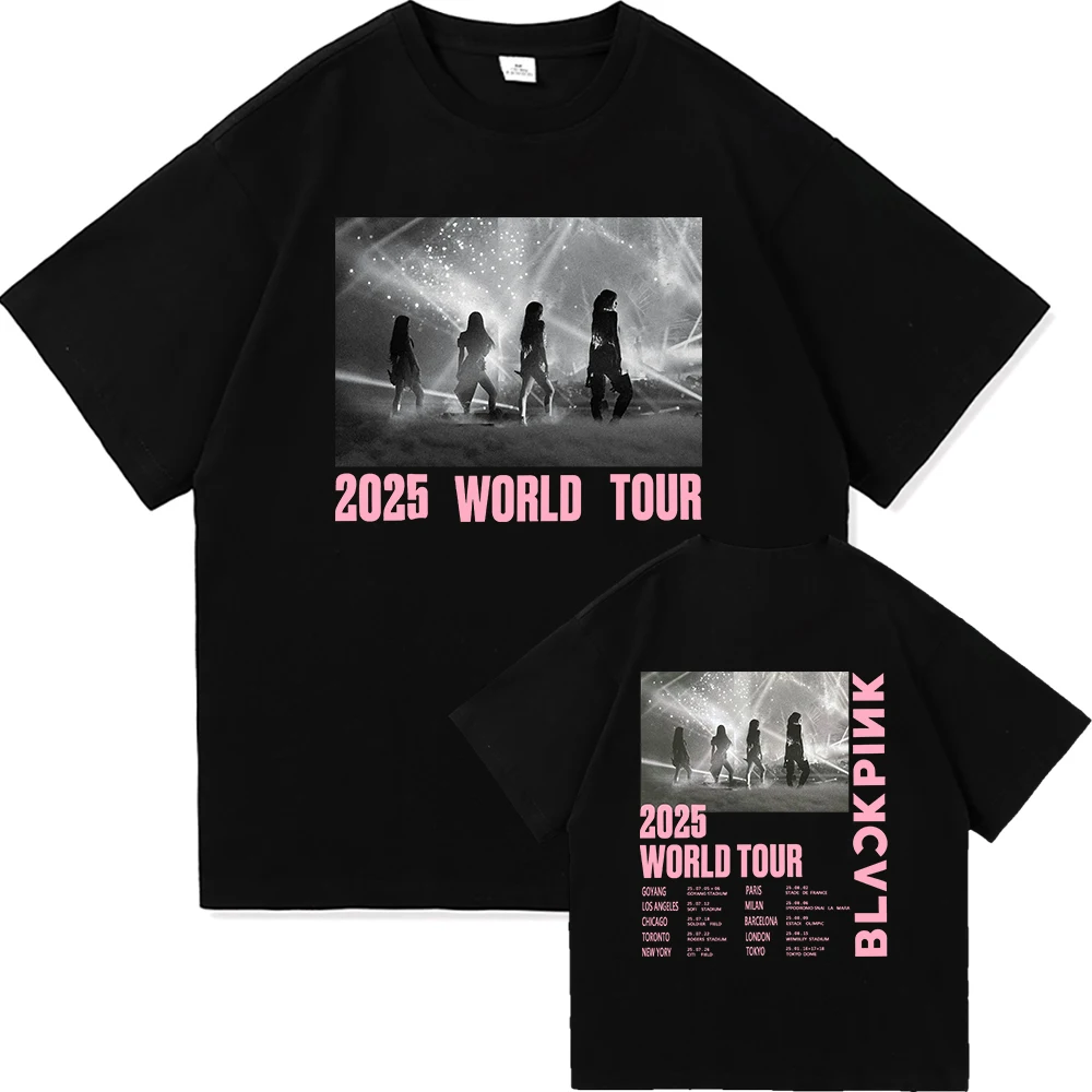 2025 TShirt Fashion Vintage Men/women Clothing Retro High Quality Clothes Cotton for Day Gifts