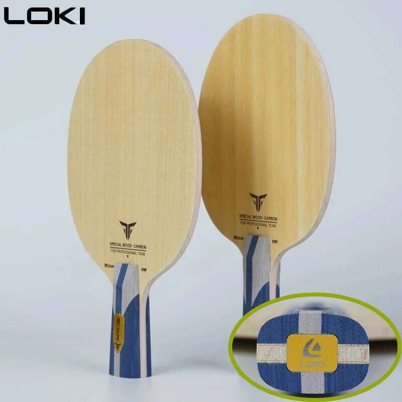 ---1PC LOKI Stinger Table Tennis Blade Racquet 5 Wood 2 Carbon External Bottom Plate CNF Fiber Pingpong Racket