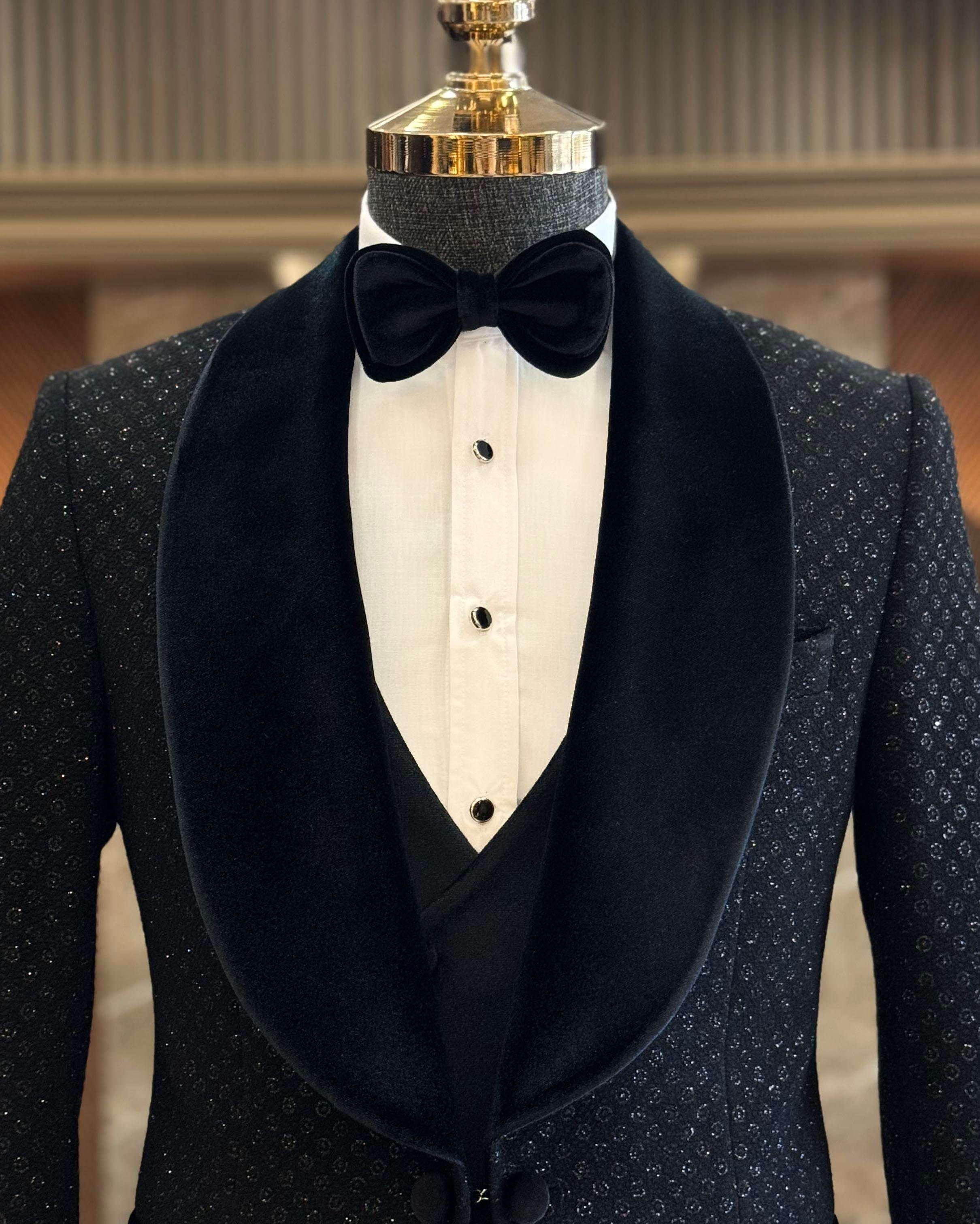 New Fashion Tuxedo Suits For Men Slim Fit 3 Pieces Groom Wedding Dresses Customized Single Breasted trajes para hombre Tailor Custom Made