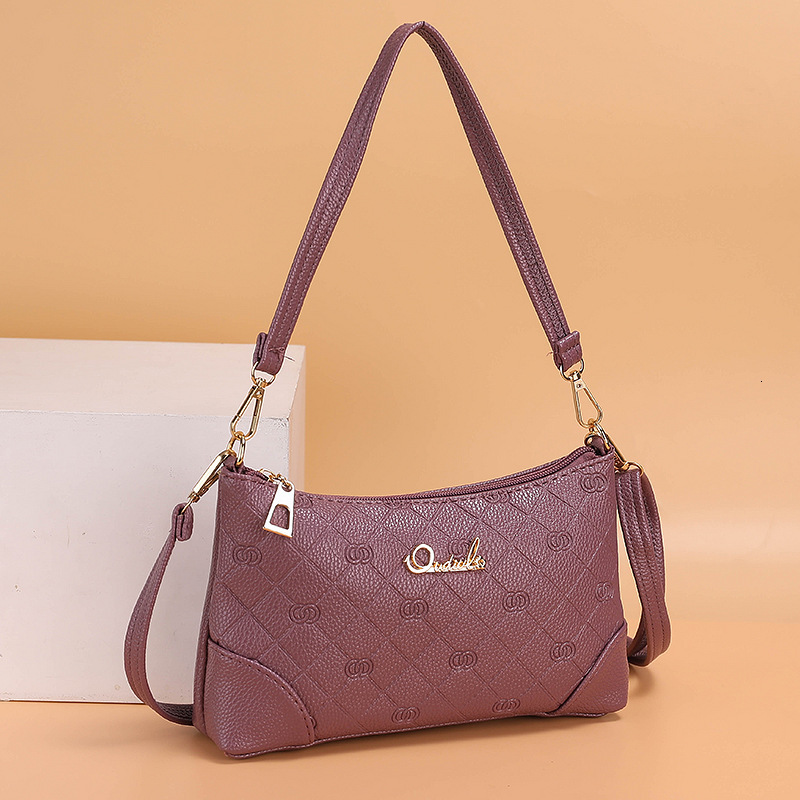 Free Shipping 2025 New Designer Bag Women's Casual High-quality Shopping Bag High-end Trend Large Capacity Solid Color Single Shoulder Handbag