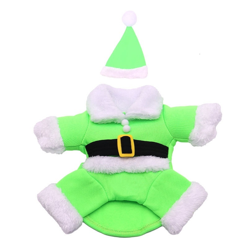 Designer Transformation Santa Claus Costume Dog Winter Warm Pet Apparel Cat Clothes