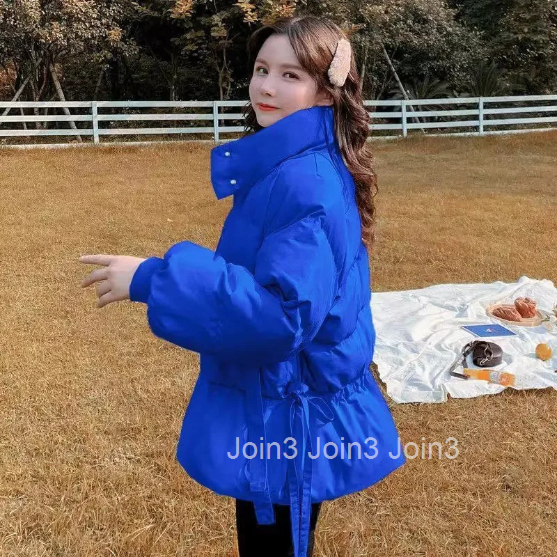 Zip-up Quilted Coats for Women Padded Solid Color Loose Casual Cotton Jackets Warm Winter on Sale Youthful Great Parkas Woman