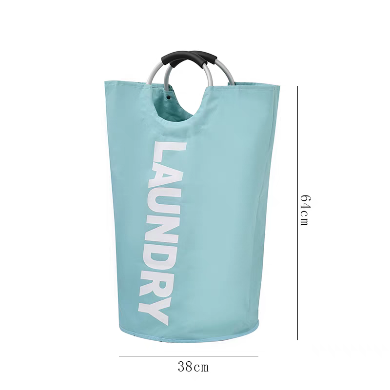 Canvas waterproof laundry storage basket, large capacity laundry basket, dirty clothes storage bag, household storage bin, manufacturer price, expert 