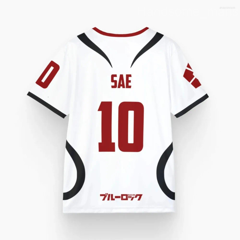 Mens T Shirts Mens Anime Blue Lock Sae Itoshi Role Playing 3d Print T-shirt Men Women Fashion Oversized Short Sleeve Shirt