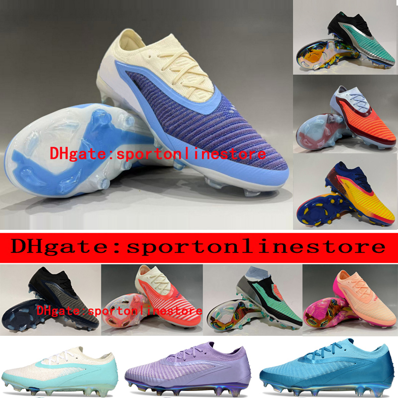 Send Bag outdoor Football Boots GX III Elite FG Soccer Shoes Men Soft Leather Comfortable Trainers Knit mens Football Cleats mens size 6-12 botas de futbol