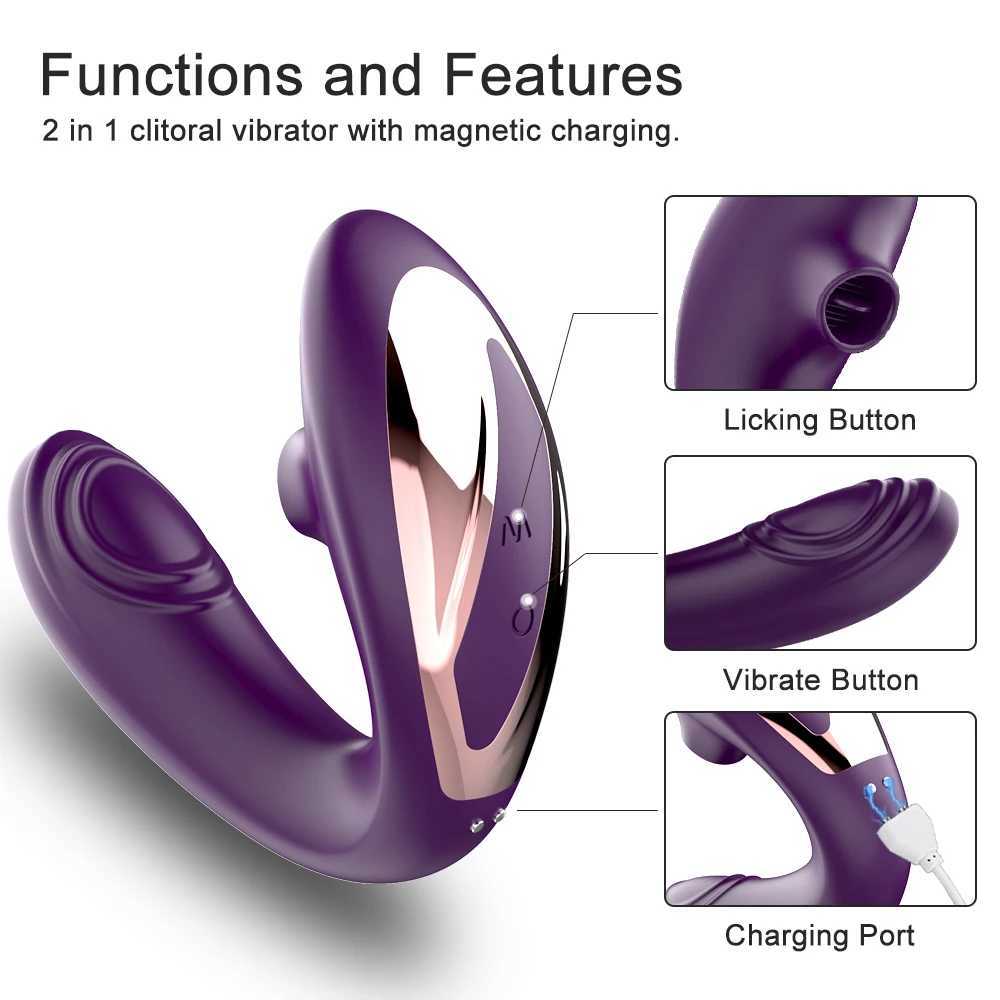 Clitoral Licking Vibrator for Clitoris Woman Silent Clit Stimulator Remote Control G-Spot Sex Toys Female Masturbation for Women W250618