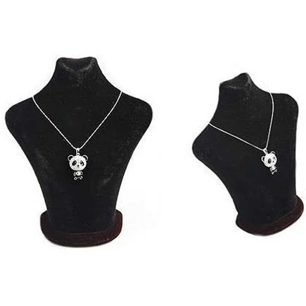 Classical Womens Rhinestone Moving Head Panda Pendant Sweater Chain Necklace For Women Charm Necklace Jewelry W250618