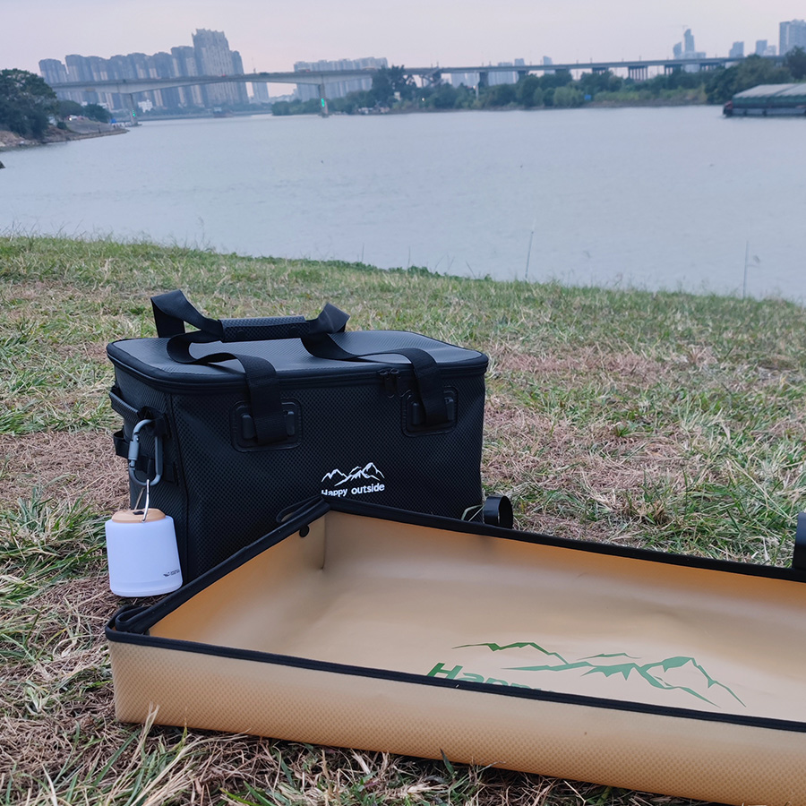 Outdoor Camping Gear Storage Bag, Foldable with 35L Large Capacity Ideal for Storing Picnic Tools and Miscellaneous Items, Water Resistant, Dirt Resis