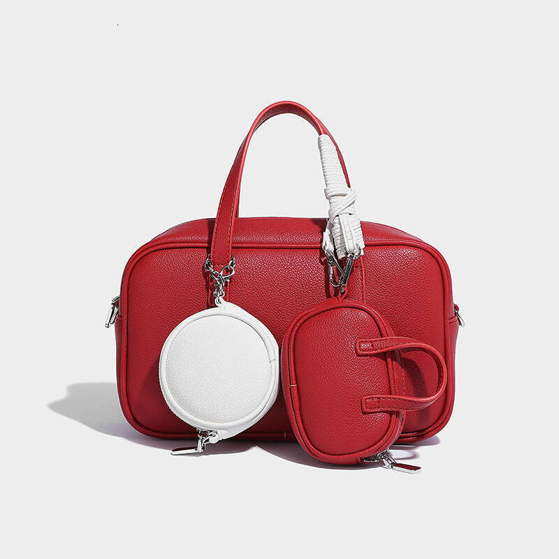 2024 Autumn Winter New Mother-Daughter Single Shoulder bag Crossbody Bag Niche Fashion Boston Bowling