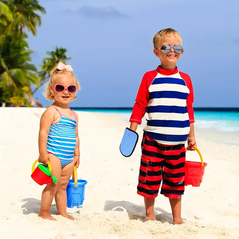 Children's Toy Cleaning Wiping Beach Volleyball Sand Removal Gloves